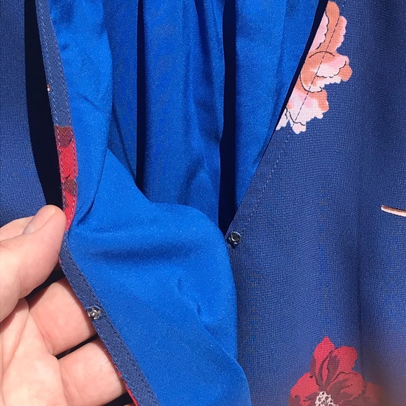 MADEWELL Effie Floral Woven Wrap Top - Picture 5 of 6